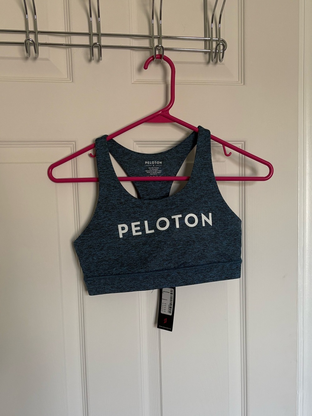 Peloton Heathered Teal Active Top - Size S